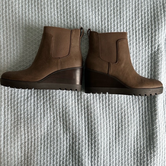 Crown Vintage Marleen Wedge Chelsea Boot Brown like new - Picture 7 of 7